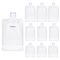 ASEVAT 9pack Leak Proof Empty Squeeze Pouches Refillable Travel Size Containers liquid travel pouches for Travel TSA Approved Travel Pouches for Toiletries for Lotion
